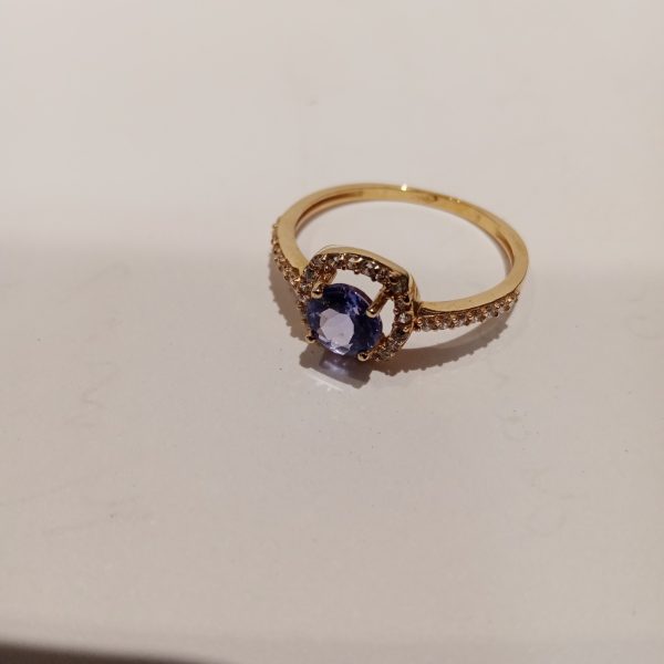 Bague Or 750éme  et Tanzanite – Image 2